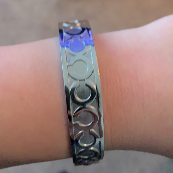Coach silver bangle - Picture 2 of 2